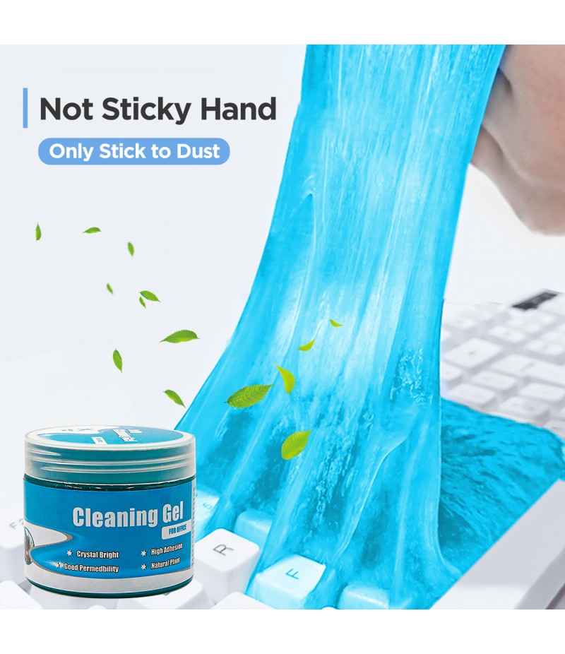 Universal Cleaning Gel for Car Vents, Keyboards,Car Interiors,Home, Electronics Remove Dust Cleaning Gel 2Pcs(Blue-Green)