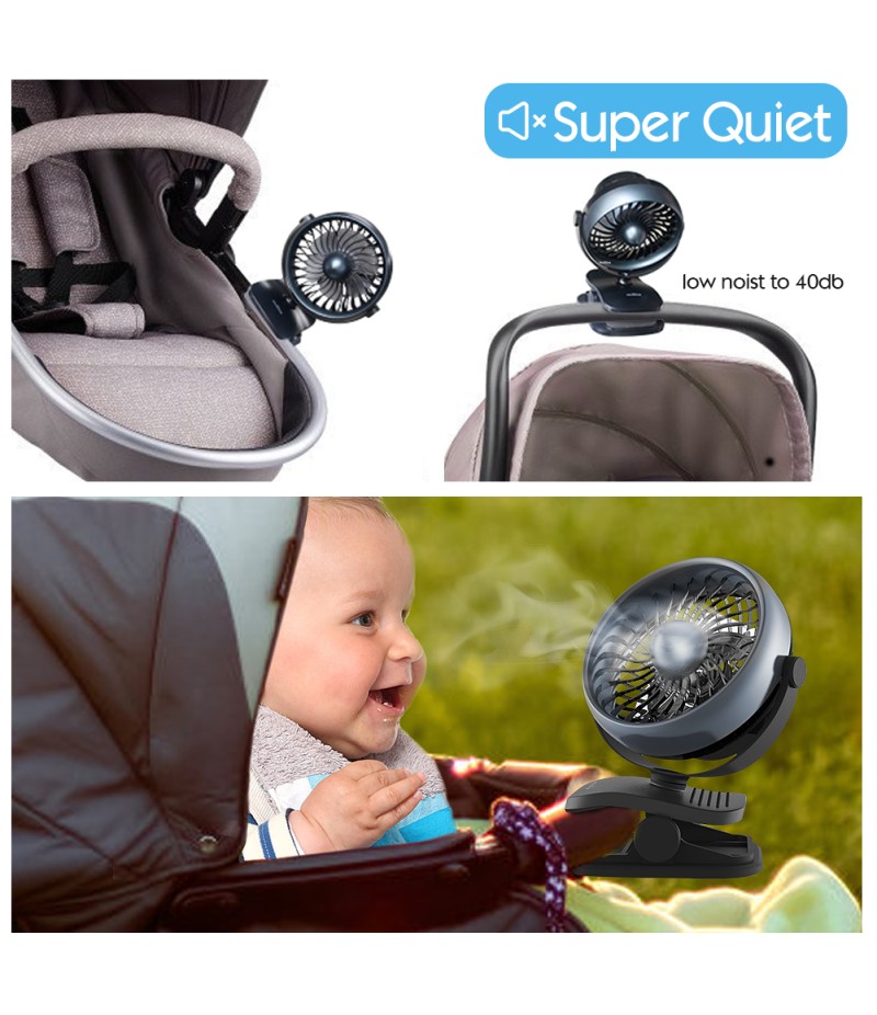 baby stroller clip on fan